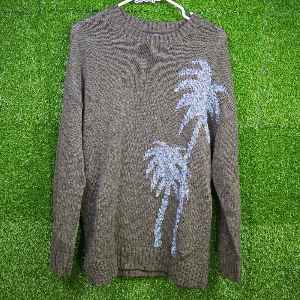Banana Republic Palm Tree Knit Sweater - Men's Size L